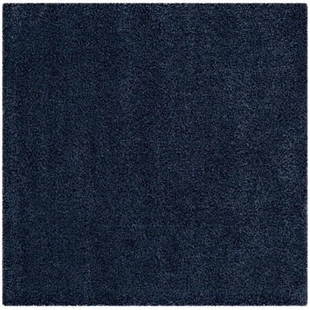 Safavieh 6 Ft.-7 In. X 6 Ft.-7 In. Santa Monica Shag Power Loomed Square Area Rug, Navy SGN725-7070-7SQ